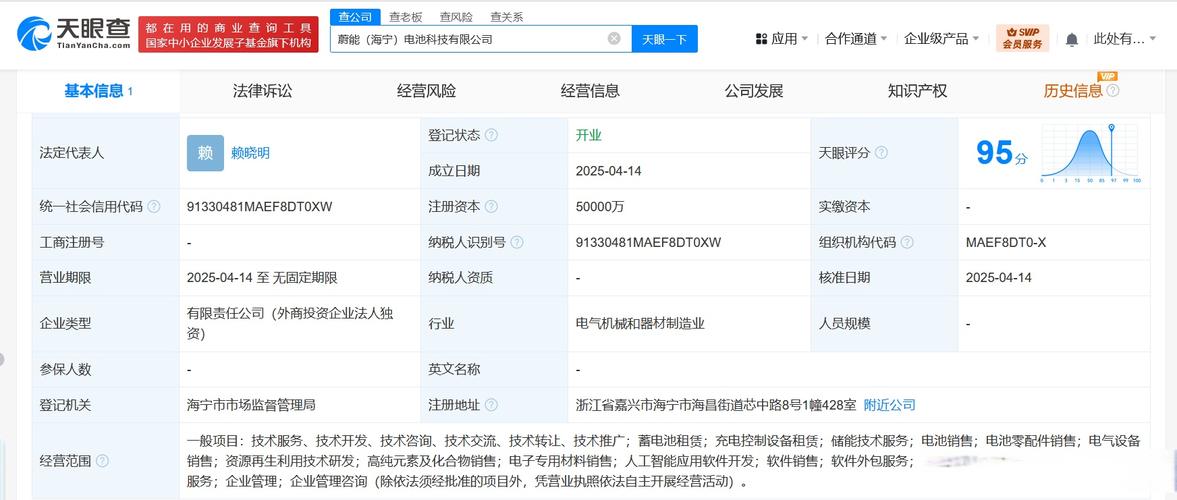 武漢蔚能落子海寧 電池科技新公司背后的AI算法棋局